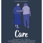 Poster showing elder and caregiver