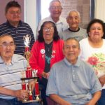 A photograph of a group of Zuni elders
